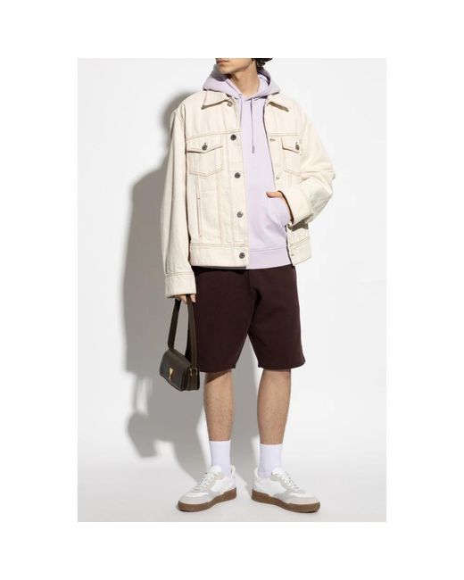 AMI Purple Hoodies for men