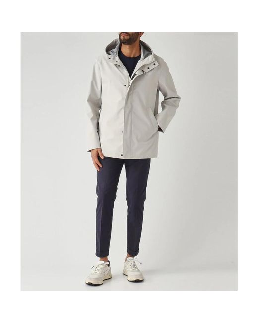 Fay Travel Parka in het Gray voor heren