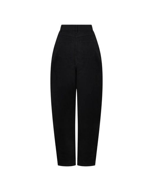 Alberta Ferretti Black Tapered Trousers