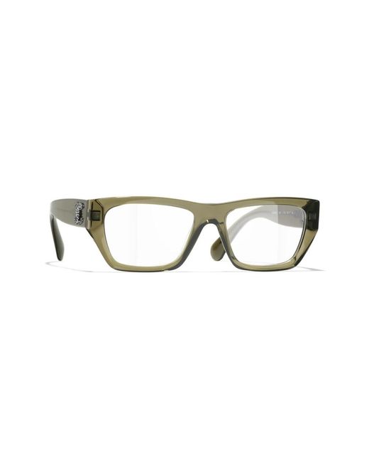 Chanel Green Glasses