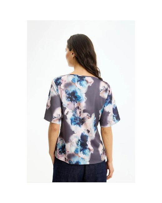 Blouses iN FRONT de color Blue