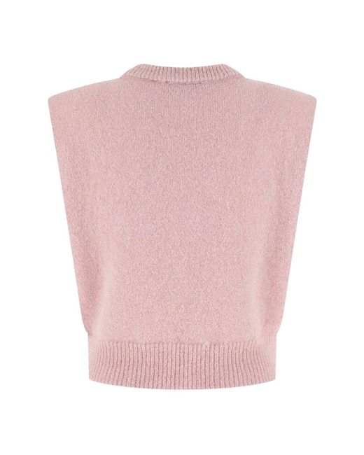 Round-Neck Knitwear ROTATE BIRGER CHRISTENSEN en coloris Pink