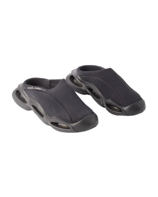 Dolce & Gabbana Black Mules for men