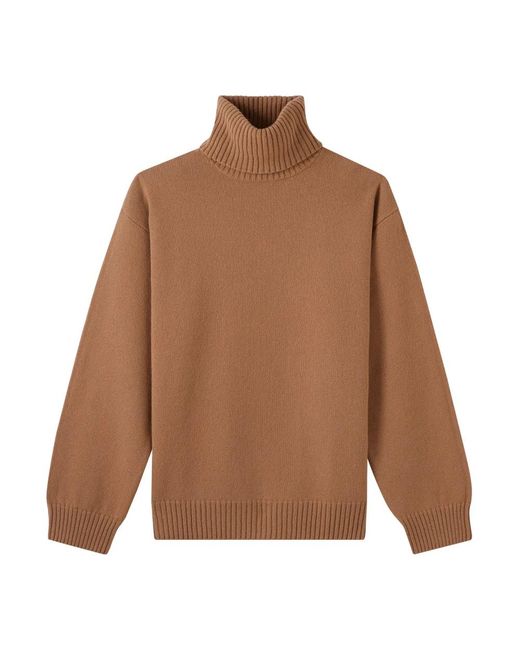 A.P.C. Brown Turtlenecks for men