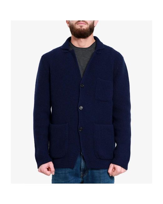 Fay Truien & Vesten ,Blauw ,Wol Sweaters Blauw in het Blue voor heren