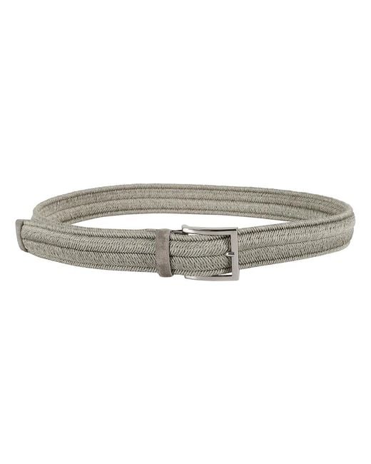 Orciani Gray Belts for men