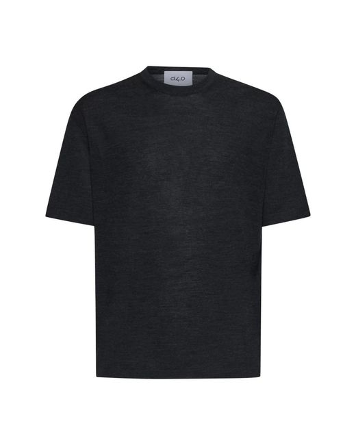 D4.0 Black T-Shirts for men