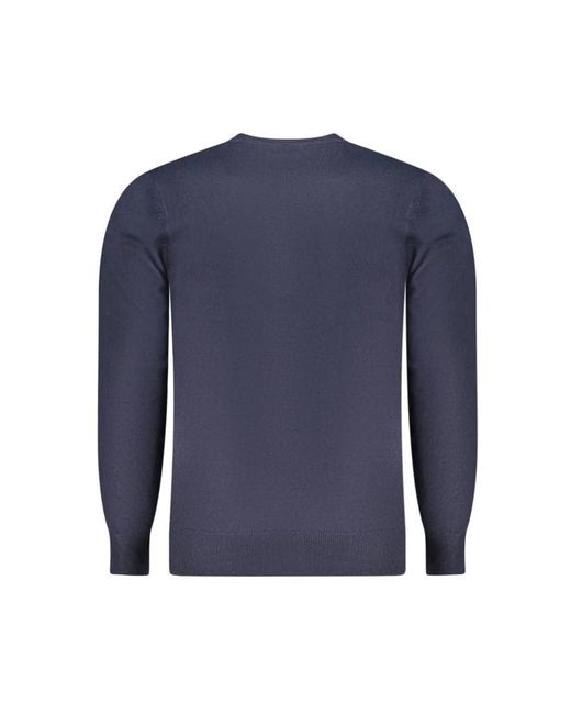 North Sails Blue Round-Neck Knitwear for men