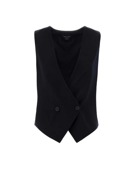 Alanui Gilet Met Dubbele Knopenrij in het Black