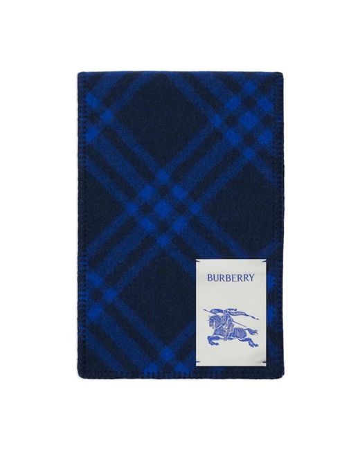 Burberry Blue Winter Scarves
