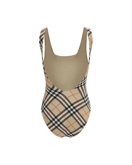 One-Piece Burberry de color Brown