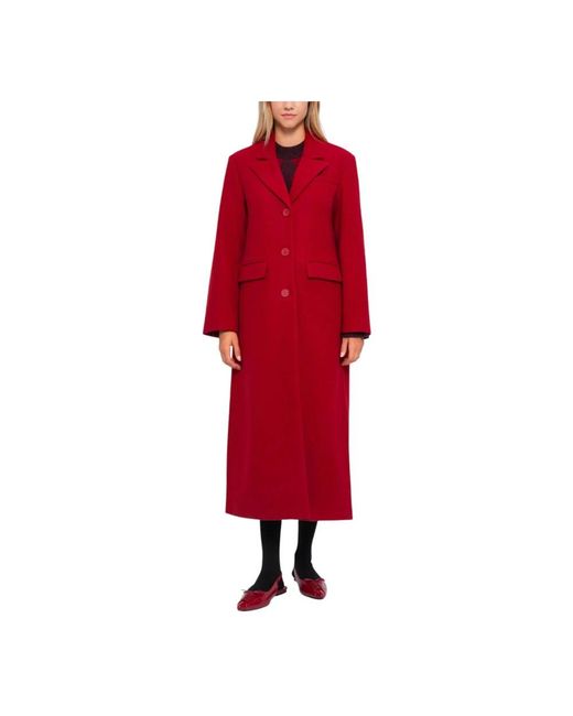 ONLY Red Single-Breasted Coats