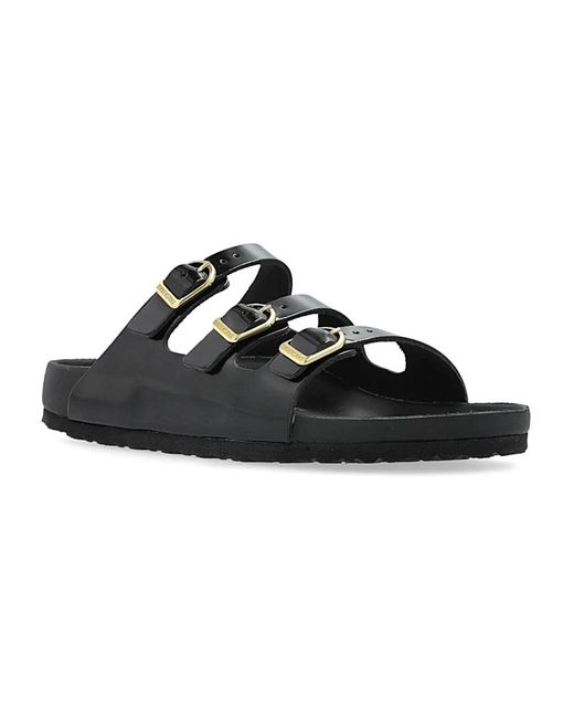 Birkenstock Black Sliders
