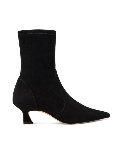 Stuart Weitzman Black Heeled Boots