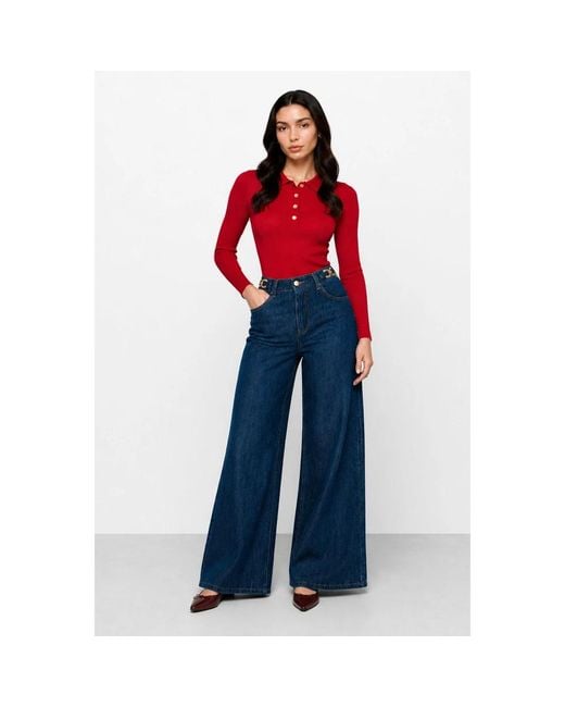 Kocca Red Round-Neck Knitwear