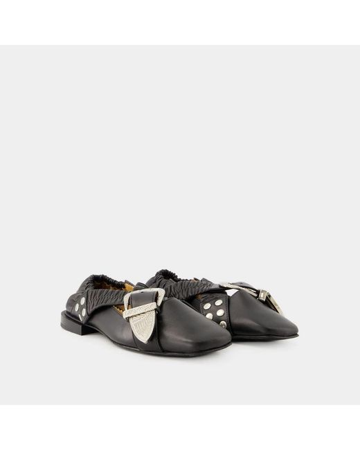 Toga Black Ballerinas