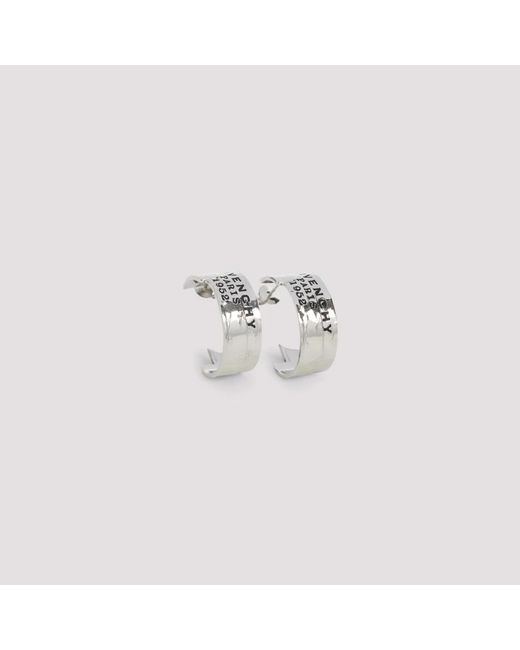 Givenchy Accessoires ,Grijs ,Tape Oorbellen in het White