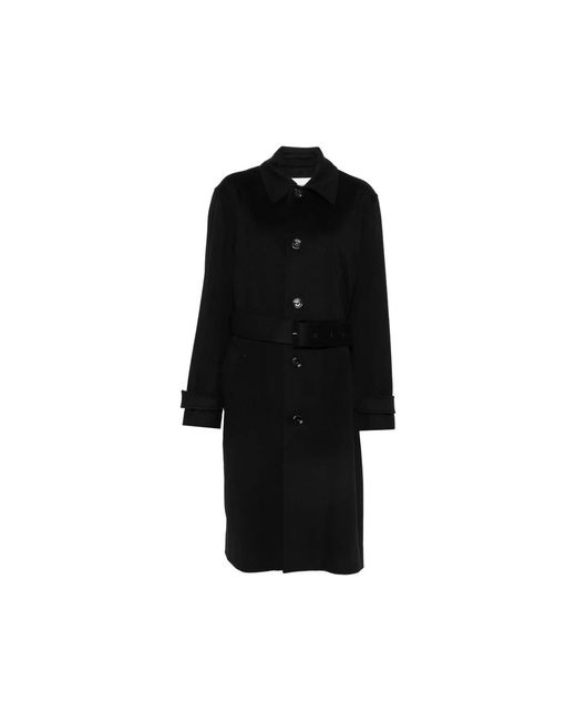 Lardini Black Trench Coats for men