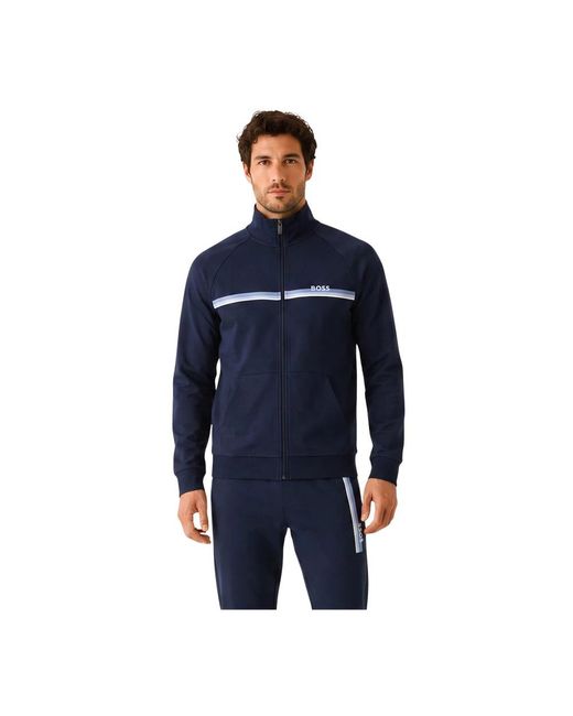 Zip-Throughs Boss pour homme en coloris Blue