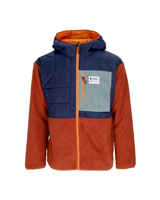COTOPAXI Fitness ,Veelkleurig ,Polyester Hybride Capuchonjack Met Synthetische Isolatie in het Blue voor heren