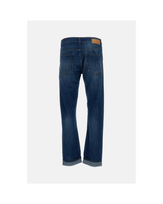 Tela Genova Blue Straight Fit Jeans for men