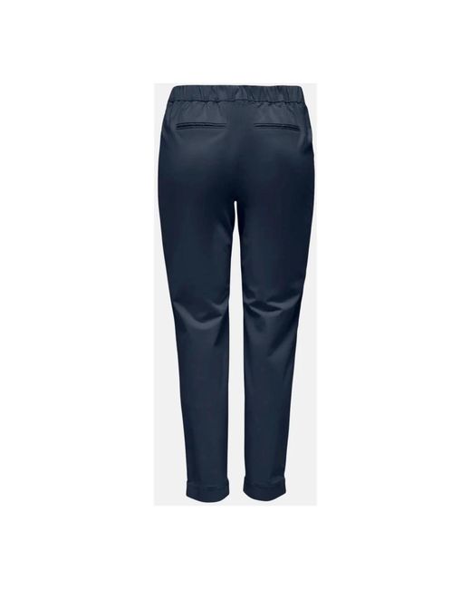 ONLY Blue Slim-Fit Trousers