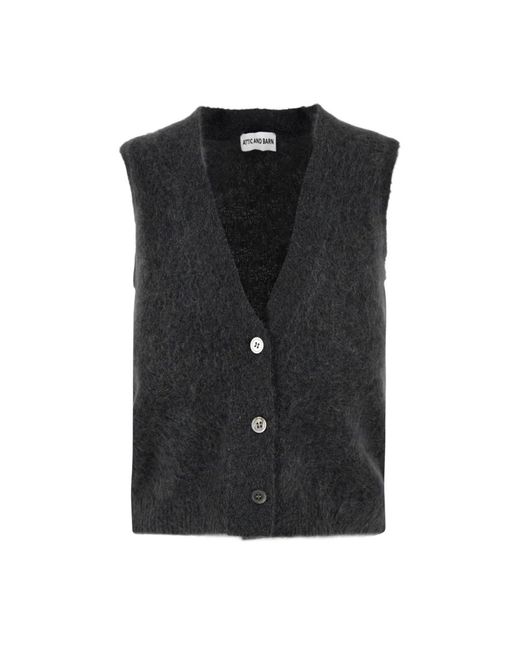 Attic And Barn Truien & Vesten ,Blauw ,Stijlvolle Jassen Voor Vrouwen in het Black