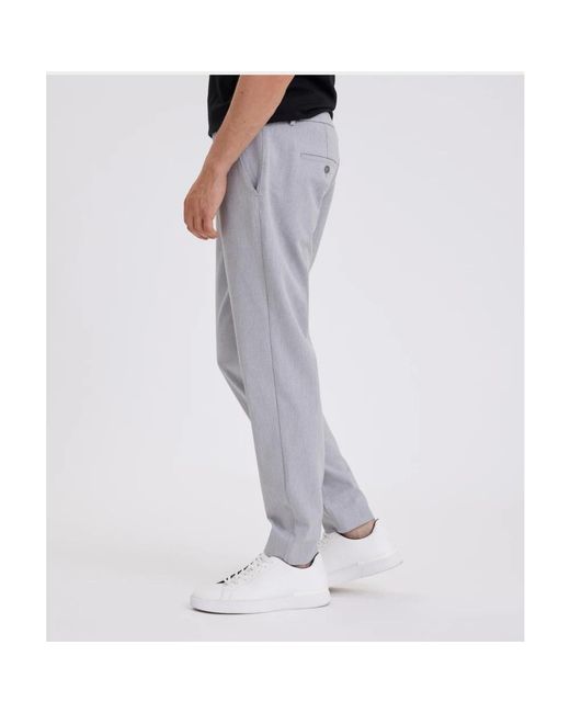 Plain Broek Cropped Broek in het Gray voor heren