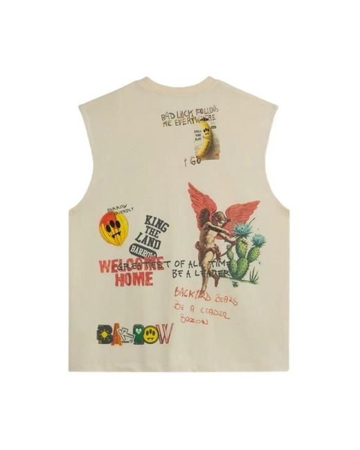 Barrow Natural Sleeveless Tops for men