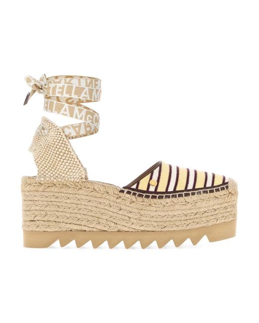Stella McCartney Metallic Wedges