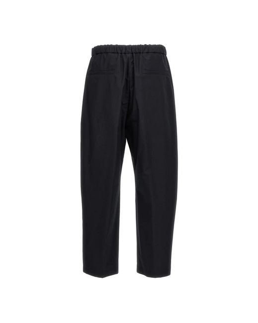 Jil Sander Blue Straight Trousers for men