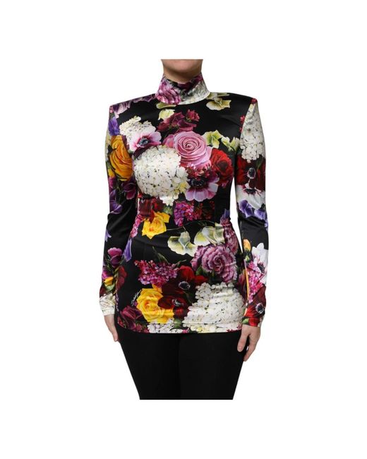 Dolce & Gabbana Multicolor Long Sleeve T-Shirts