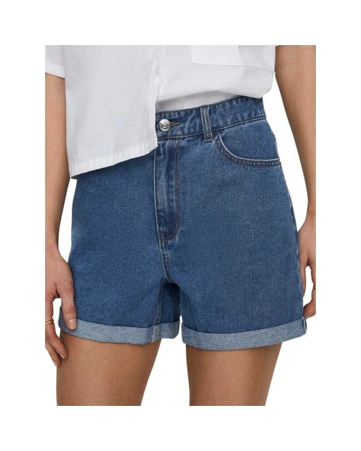 Shorts bermuda in denim per donne di ONLY in Blue