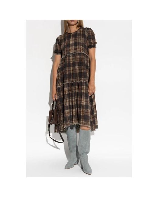 R13 Brown Midi Dresses