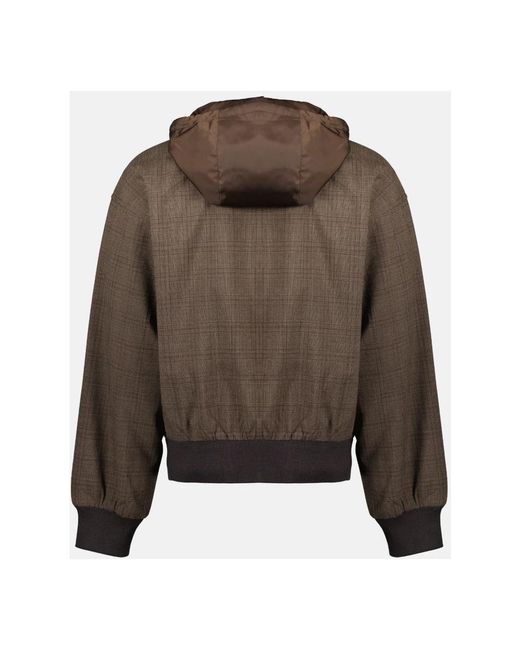 Prada Brown Light Jackets for men