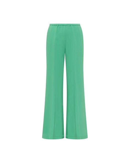 Wide Trousers Forte Forte de color Green