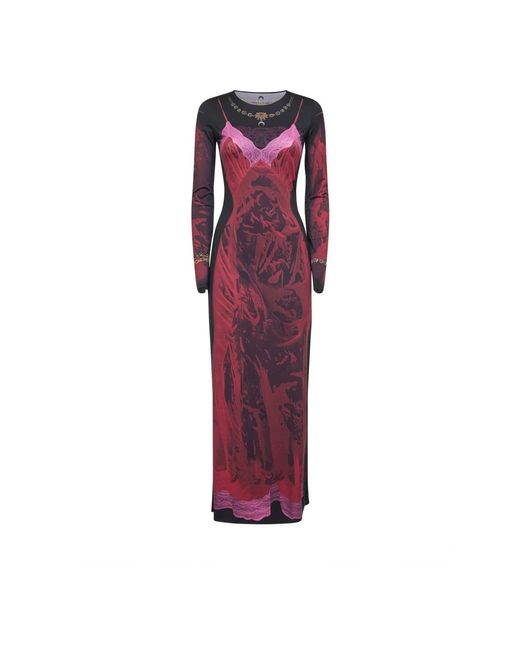 Maxi Dresses MARINE SERRE de color Red