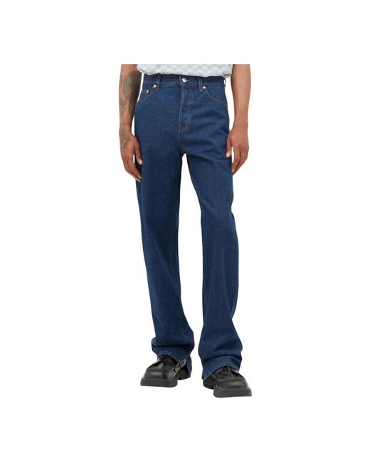 Gucci Blue Straight Jeans for men