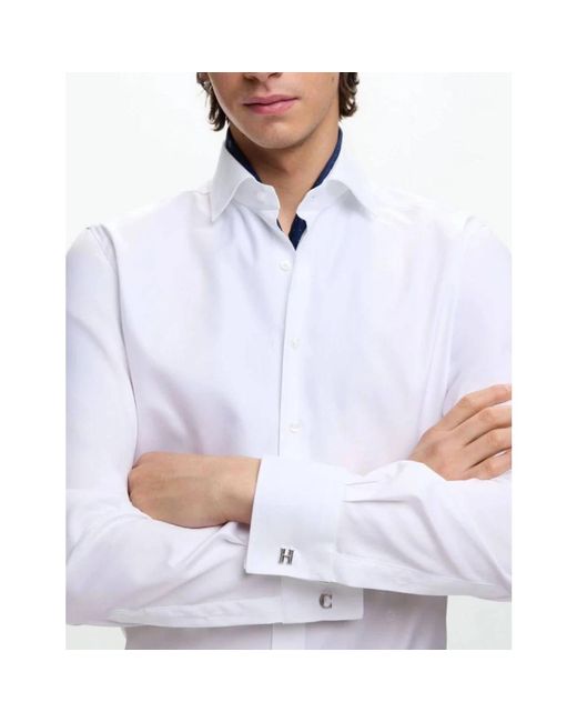 Carolina Herrera White Formal Shirts for men