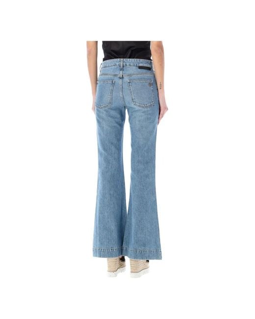 Stella McCartney Blue Flared Jeans