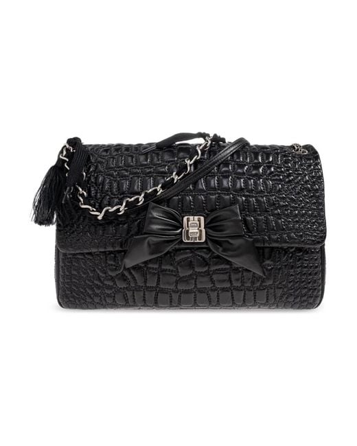 Balenciaga Black Schultertasche Clem Bow