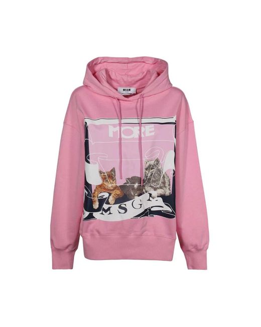 MSGM Hoodies in het Pink
