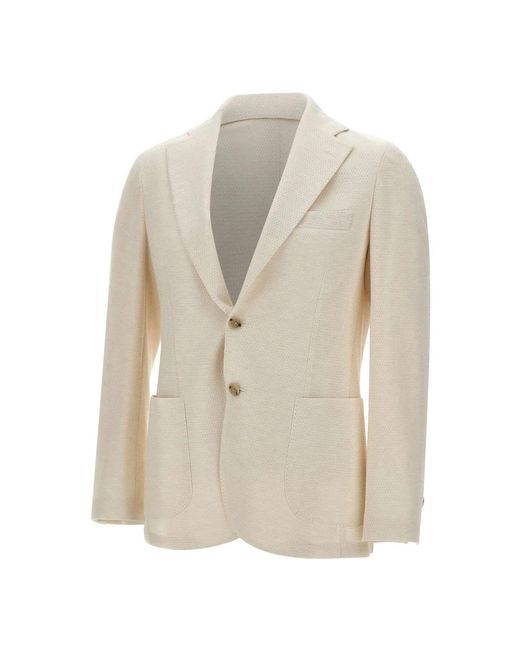 Barba Napoli Natural Blazers for men