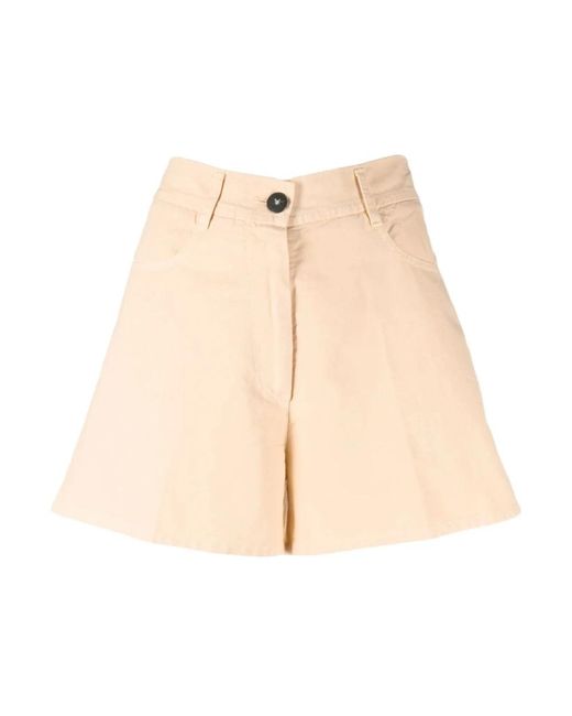 Forte_forte Natural Short Shorts