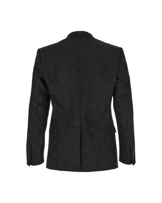Dolce & Gabbana Black Blazers for men