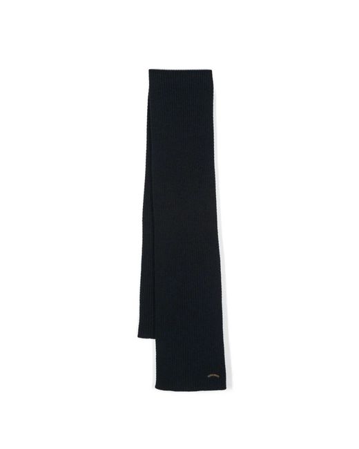 Paul & Shark Black Winter Scarves for men