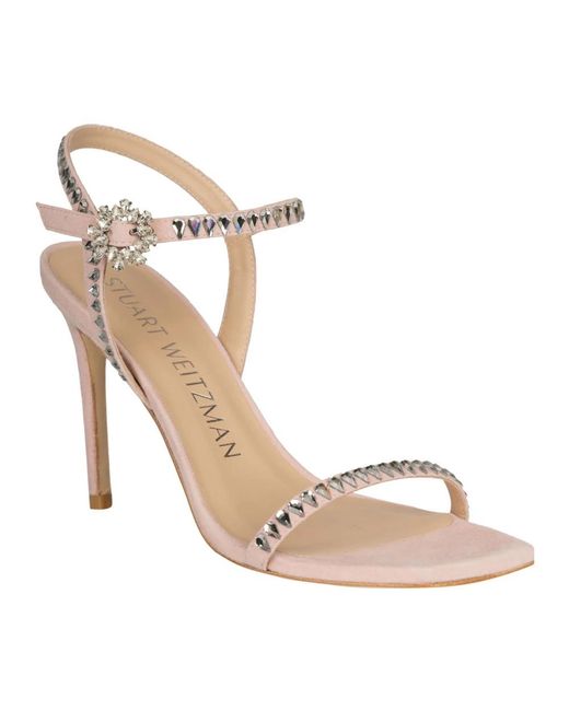 Stuart Weitzman Metallic High heel sandals