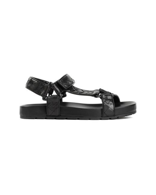 Bottega Veneta Intrecciato slingback sandale in schwarz in Black für Herren