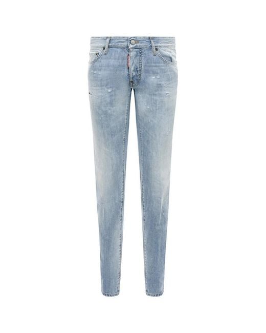 DSquared² Slim Fit Hellblaue Jeans in Blue für Herren