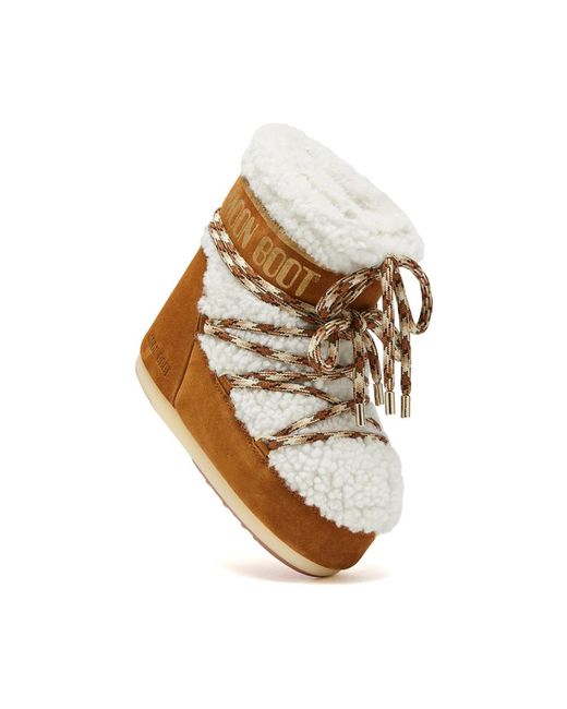 Moon Boot Metallic Icon Low Shearling